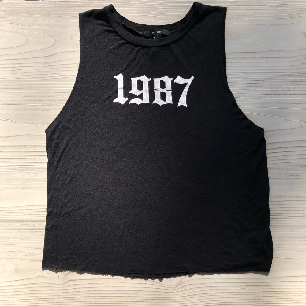 Forever 21 “1987” Graphic Tank Top